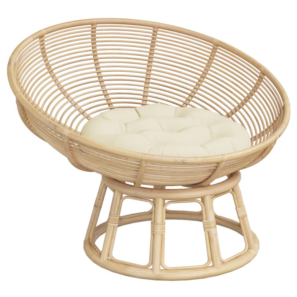 Zitkussen rond Ø 60x11 cm oxford stof crèmekleurig is nu te koop bij PeponiXL, paradijselijk wonen!