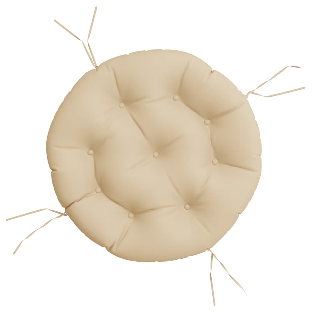 Zitkussen rond Ø 60x11 cm oxford stof beige is nu te koop bij PeponiXL, paradijselijk wonen!