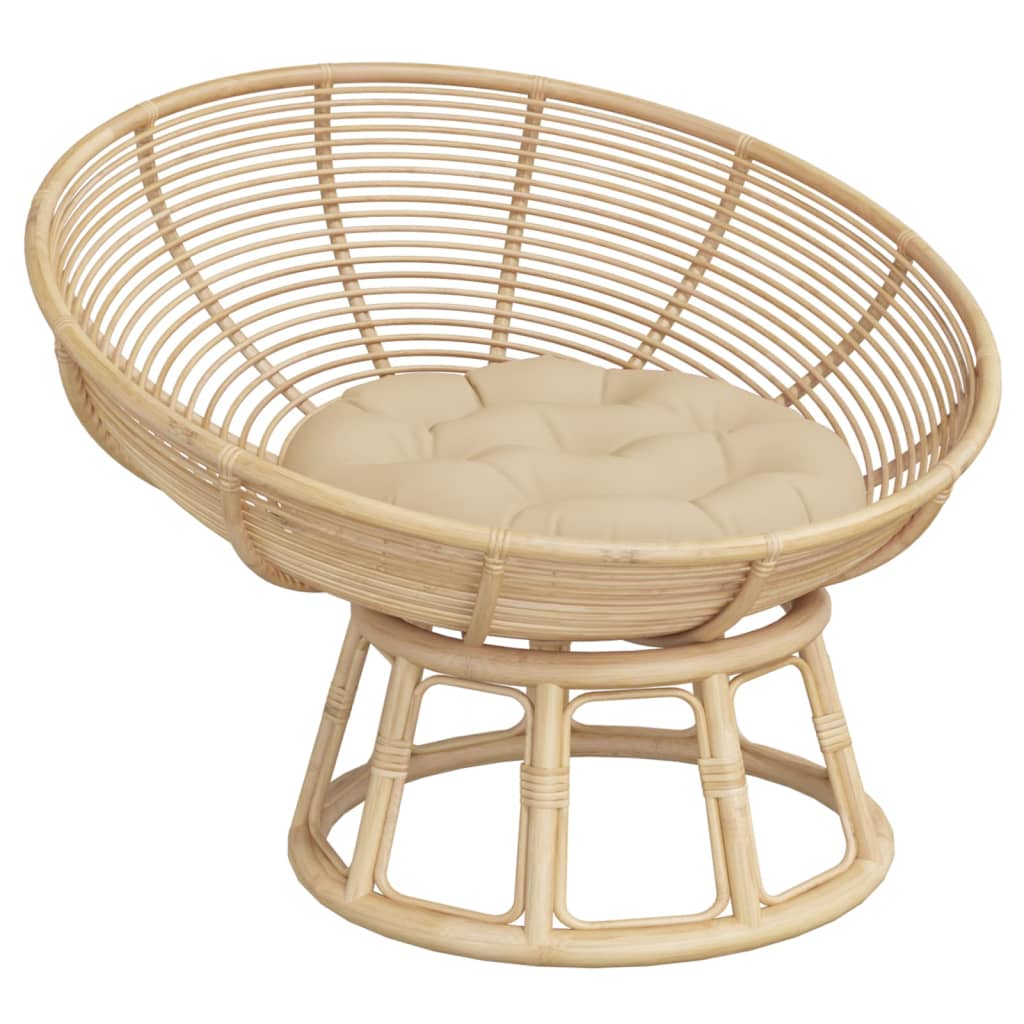 Zitkussen rond Ø 60x11 cm oxford stof beige is nu te koop bij PeponiXL, paradijselijk wonen!