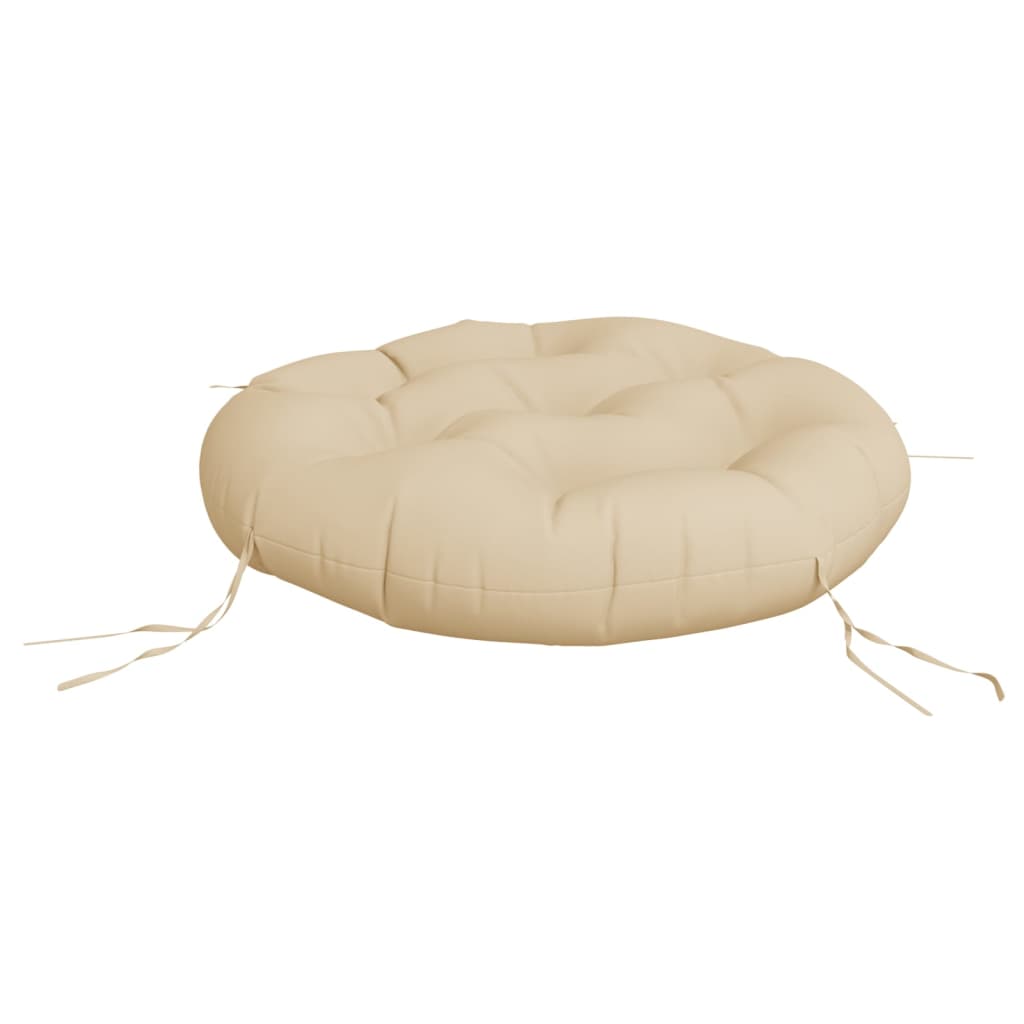 Zitkussen rond Ø 60x11 cm oxford stof beige is nu te koop bij PeponiXL, paradijselijk wonen!