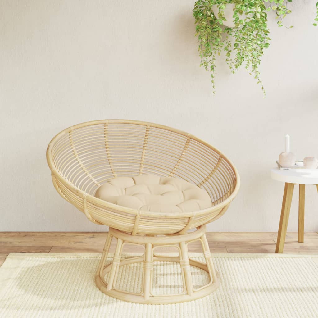 Zitkussen rond Ø 60x11 cm oxford stof beige is nu te koop bij PeponiXL, paradijselijk wonen!