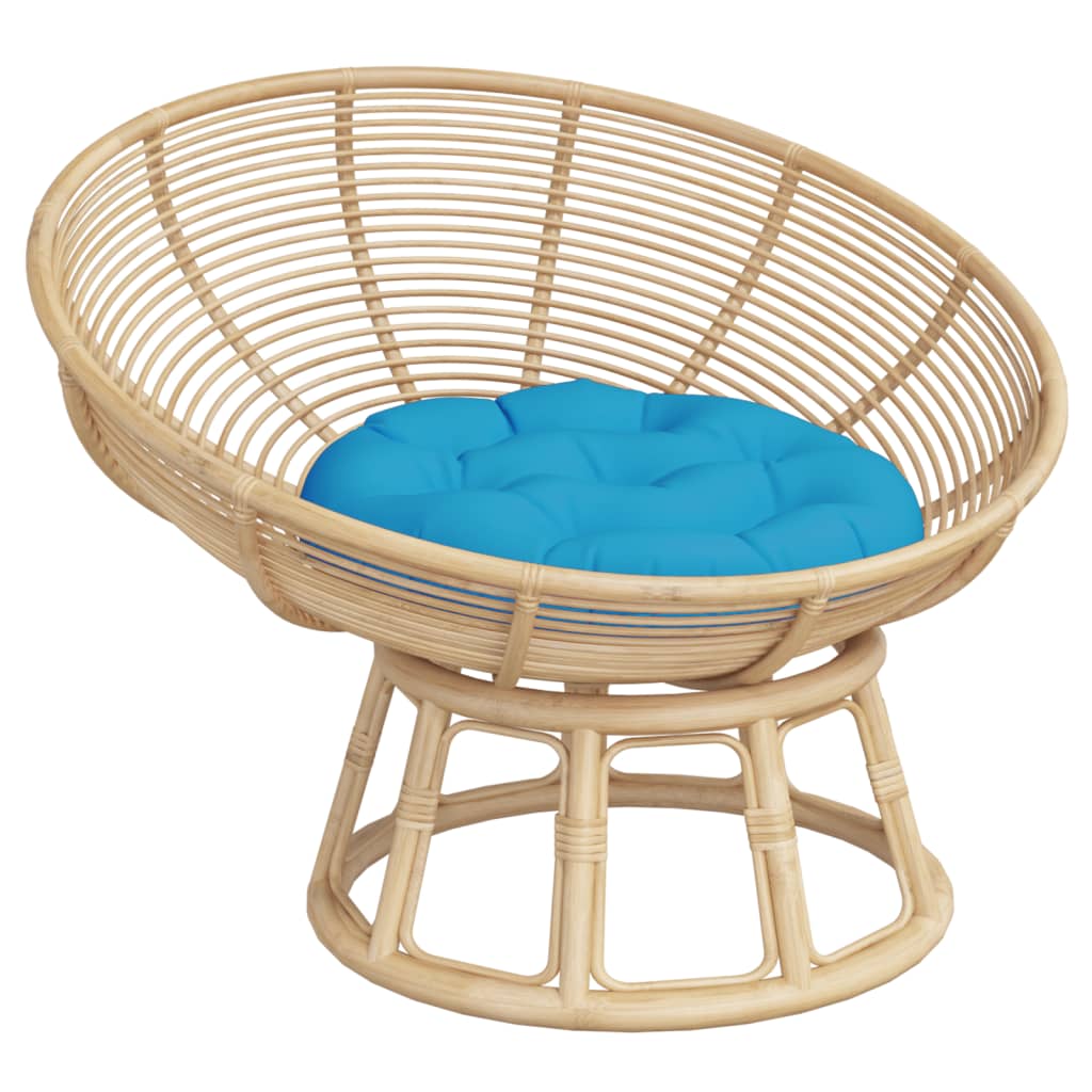 Kussen rond Ø 60x11 cm oxford stof lichtblauw is nu te koop bij PeponiXL, paradijselijk wonen!