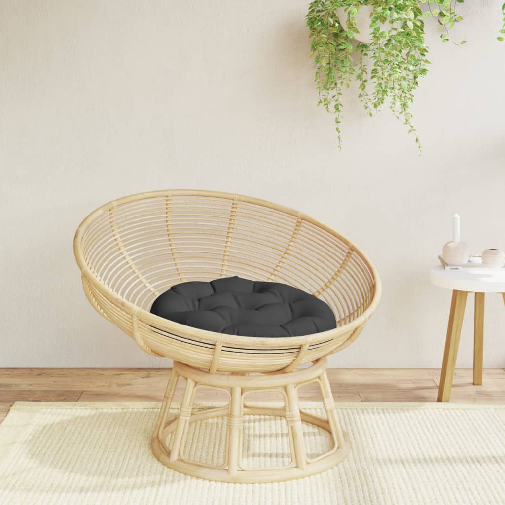 Zitkussen rond Ø 60x11 cm oxford stof zwart is nu te koop bij PeponiXL, paradijselijk wonen!