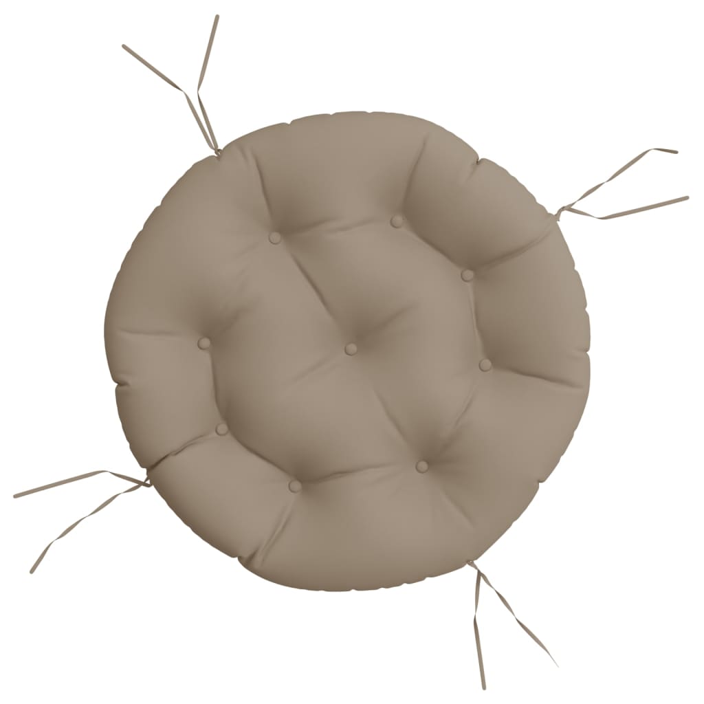 Zitkussen rond Ø 60x11 cm oxford stof taupe is nu te koop bij PeponiXL, paradijselijk wonen!