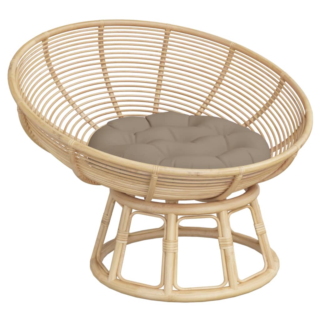 Zitkussen rond Ø 60x11 cm oxford stof taupe is nu te koop bij PeponiXL, paradijselijk wonen!