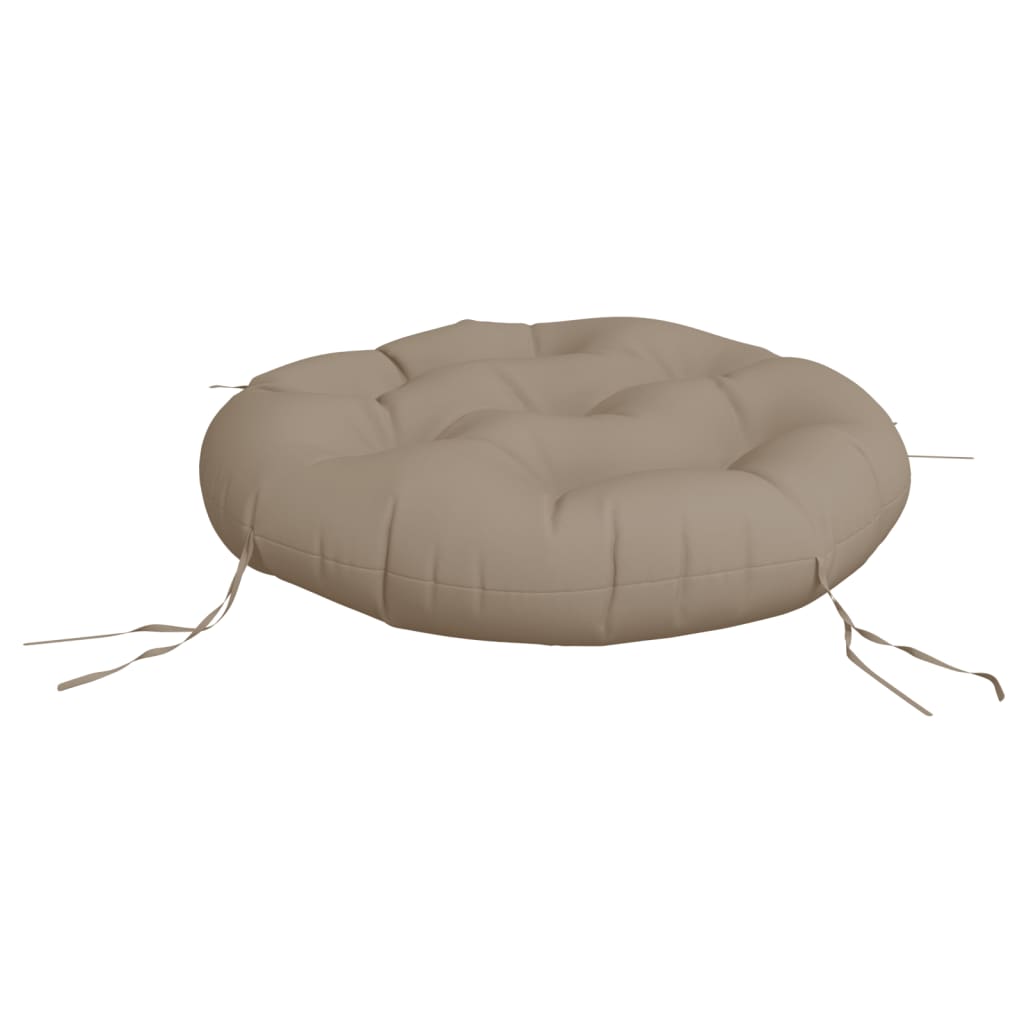 Zitkussen rond Ø 60x11 cm oxford stof taupe is nu te koop bij PeponiXL, paradijselijk wonen!