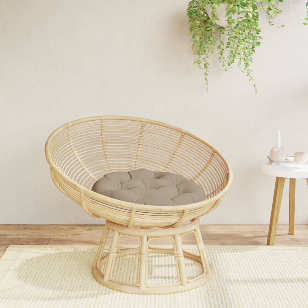 Zitkussen rond Ø 60x11 cm oxford stof taupe is nu te koop bij PeponiXL, paradijselijk wonen!