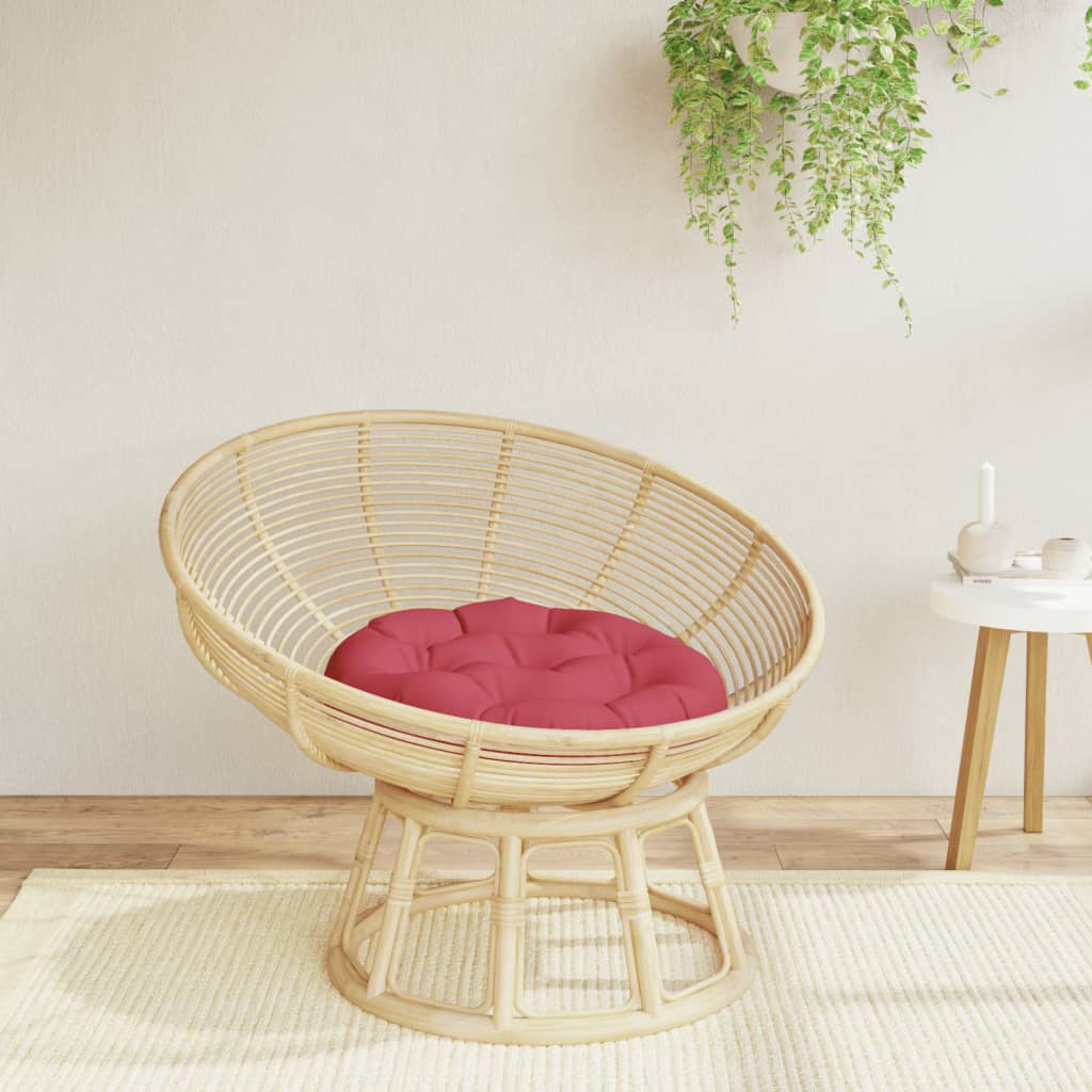 Zitkussen rond Ø 60x11 cm oxford stof wijnrood is nu te koop bij PeponiXL, paradijselijk wonen!