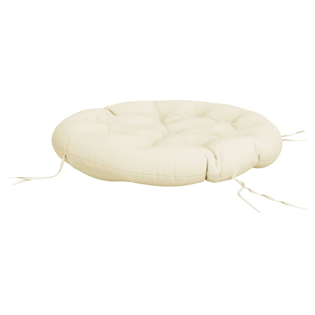 Zitkussen rond Ø 100x11 cm oxford stof crèmekleurig is nu te koop bij PeponiXL, paradijselijk wonen!