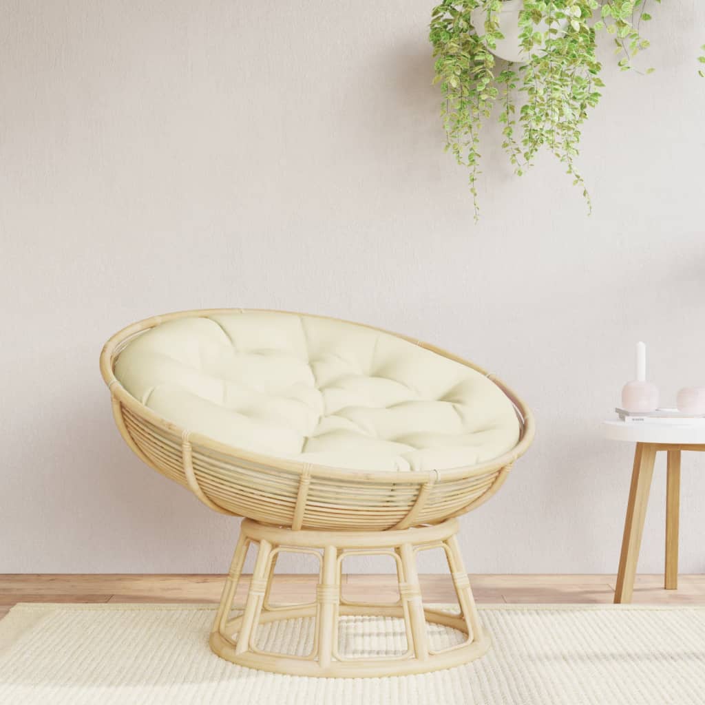 Zitkussen rond Ø 100x11 cm oxford stof crèmekleurig is nu te koop bij PeponiXL, paradijselijk wonen!