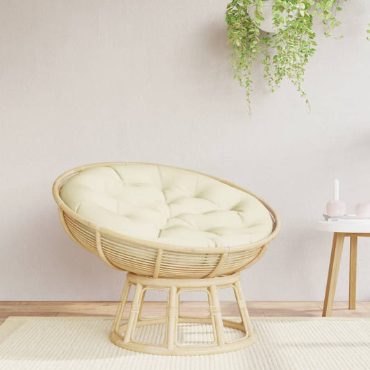 Zitkussen rond Ø 100x11 cm oxford stof crèmekleurig is nu te koop bij PeponiXL, paradijselijk wonen!