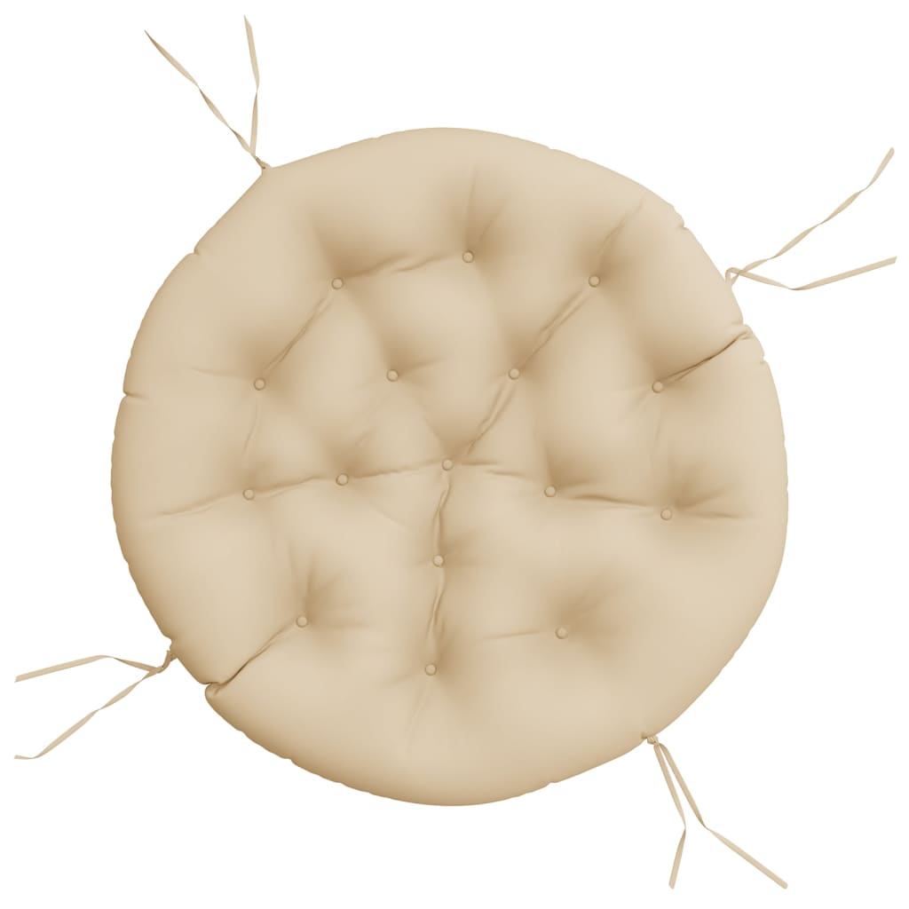 Zitkussen rond Ø 100x11 cm oxford stof beige is nu te koop bij PeponiXL, paradijselijk wonen!