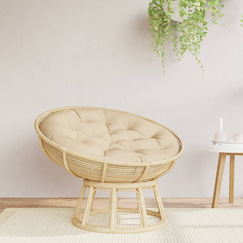 Zitkussen rond Ø 100x11 cm oxford stof beige is nu te koop bij PeponiXL, paradijselijk wonen!