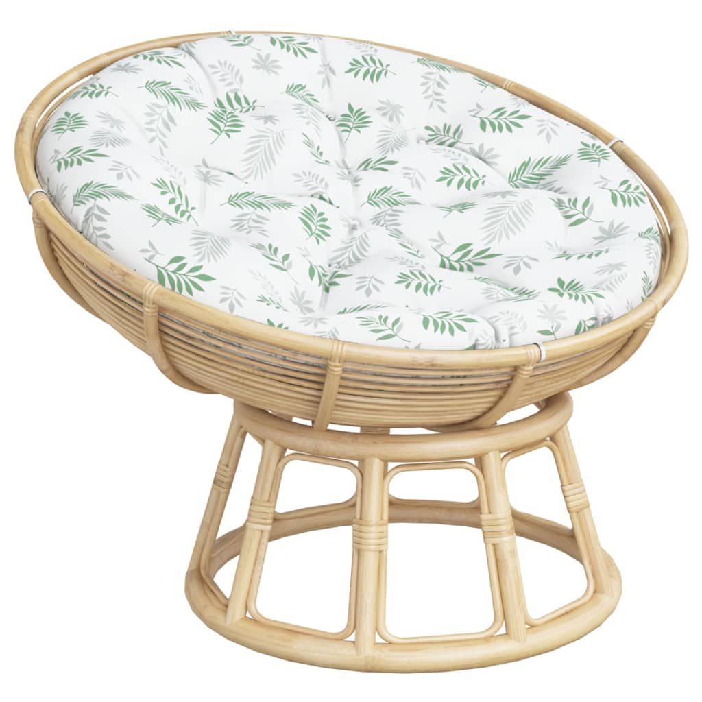 Zitkussen rond bladpatroon Ø 100x11 cm oxford stof is nu te koop bij PeponiXL, paradijselijk wonen!