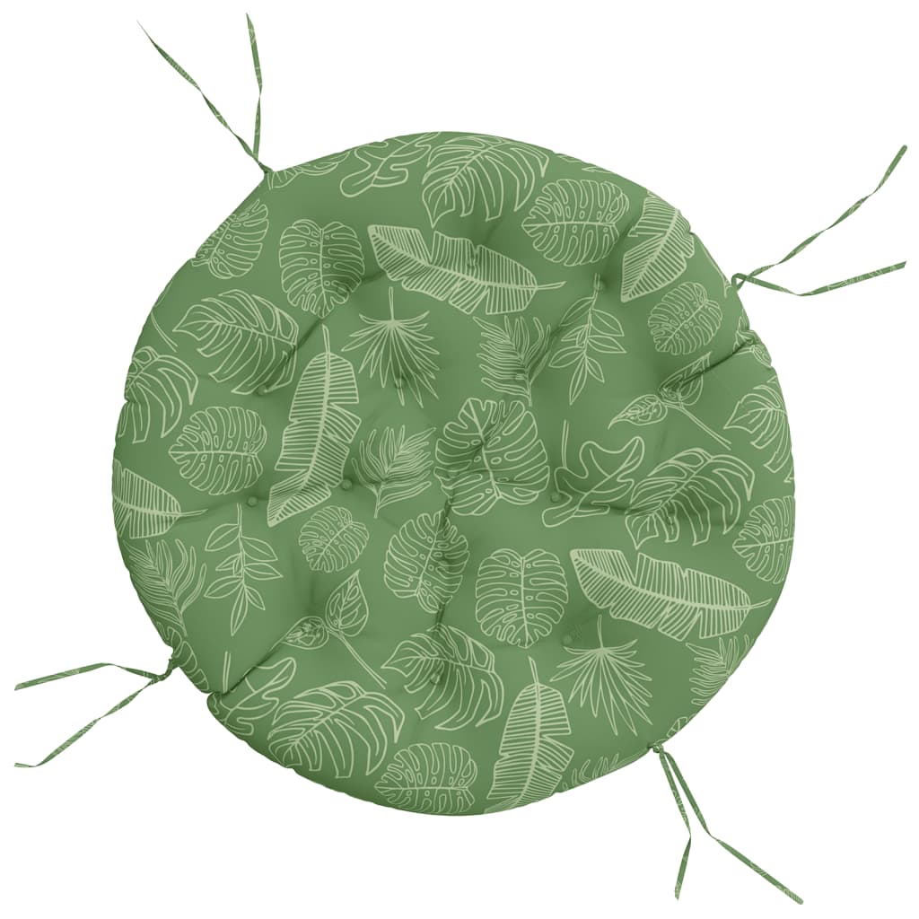 Zitkussen rond bladpatroon Ø 100x11 cm oxford stof is nu te koop bij PeponiXL, paradijselijk wonen!