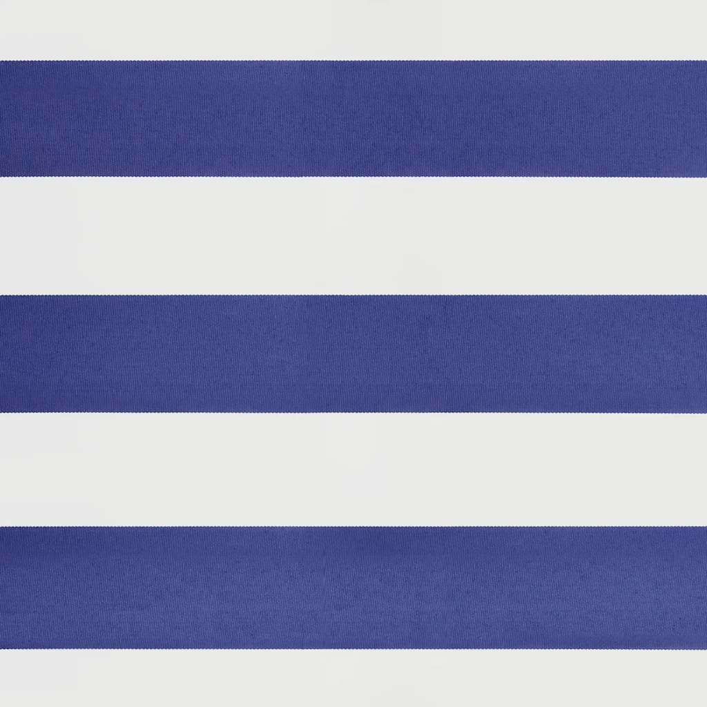 Luifel uittrekbaar 4,5x3 m stof en aluminium blauw en wit is nu te koop bij PeponiXL, paradijselijk wonen!