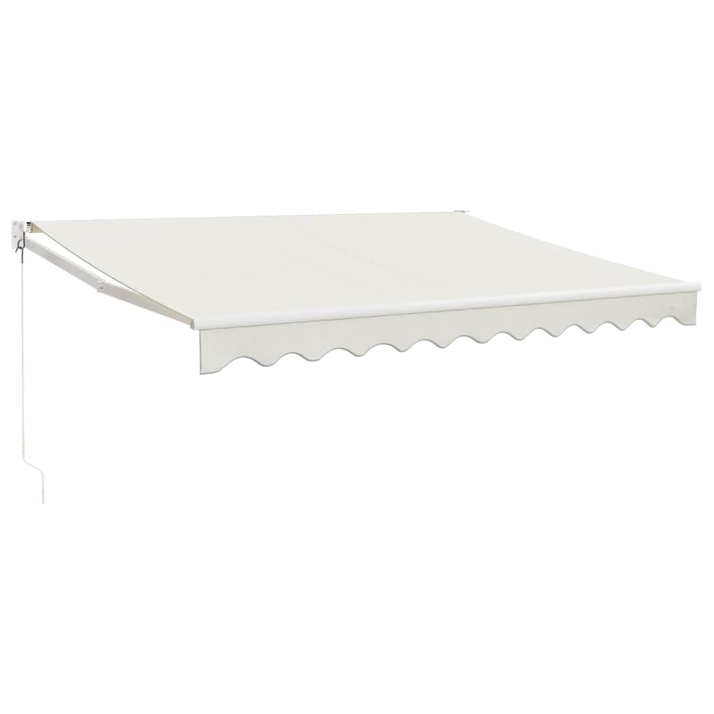 Luifel uittrekbaar 3x2,5 m stof en aluminium crèmekleurig is nu te koop bij PeponiXL, paradijselijk wonen!