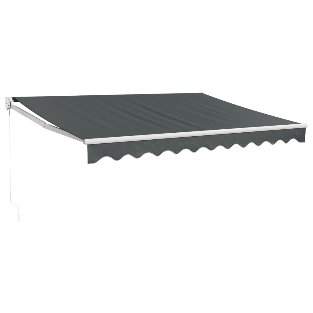 Luifel uittrekbaar 3x2,5 m stof en aluminium antracietkleurig is nu te koop bij PeponiXL, paradijselijk wonen!