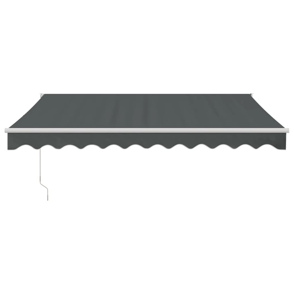 Luifel uittrekbaar 3x2,5 m stof en aluminium antracietkleurig is nu te koop bij PeponiXL, paradijselijk wonen!