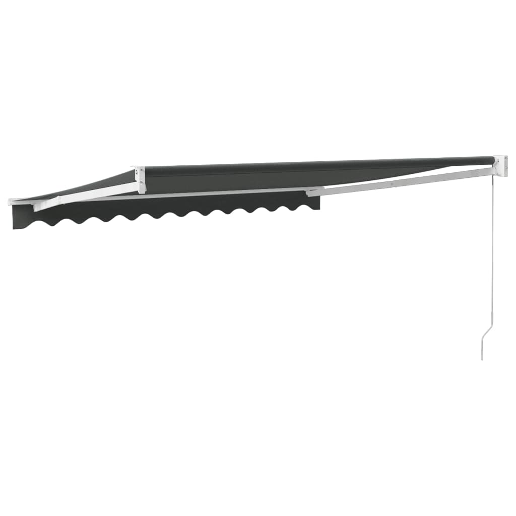 Luifel uittrekbaar 3x2,5 m stof en aluminium antracietkleurig is nu te koop bij PeponiXL, paradijselijk wonen!