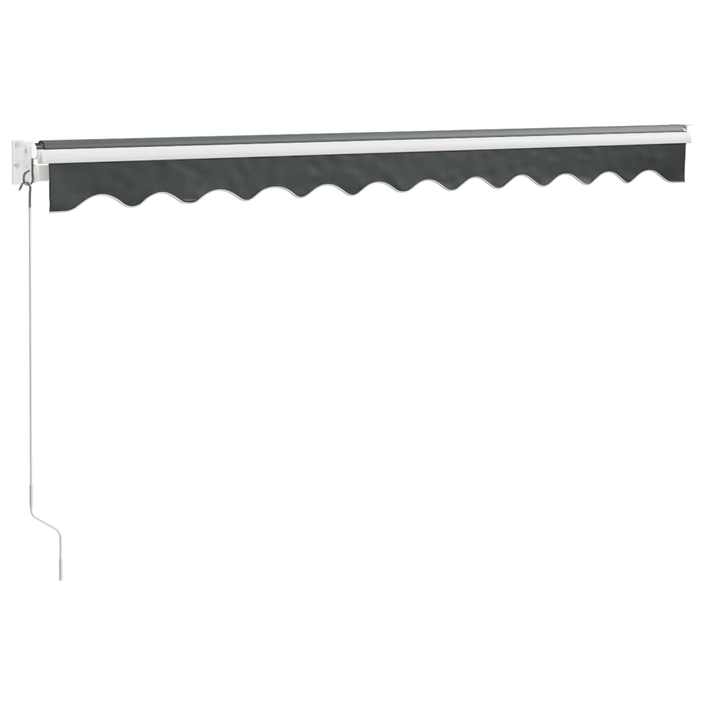 Luifel uittrekbaar 3x2,5 m stof en aluminium antracietkleurig is nu te koop bij PeponiXL, paradijselijk wonen!