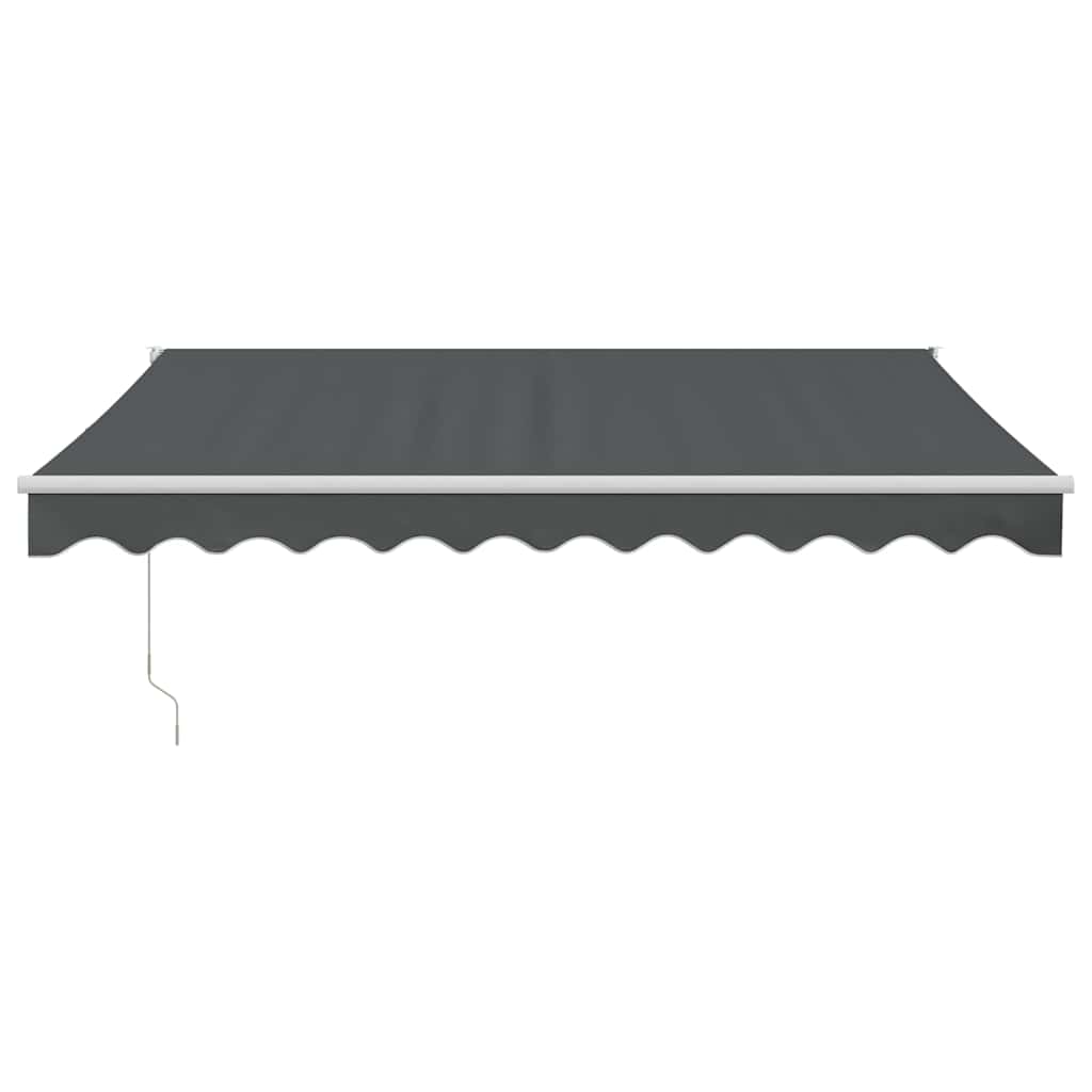Luifel uittrekbaar 3,5x2,5 m stof en aluminium antracietkleurig is nu te koop bij PeponiXL, paradijselijk wonen!