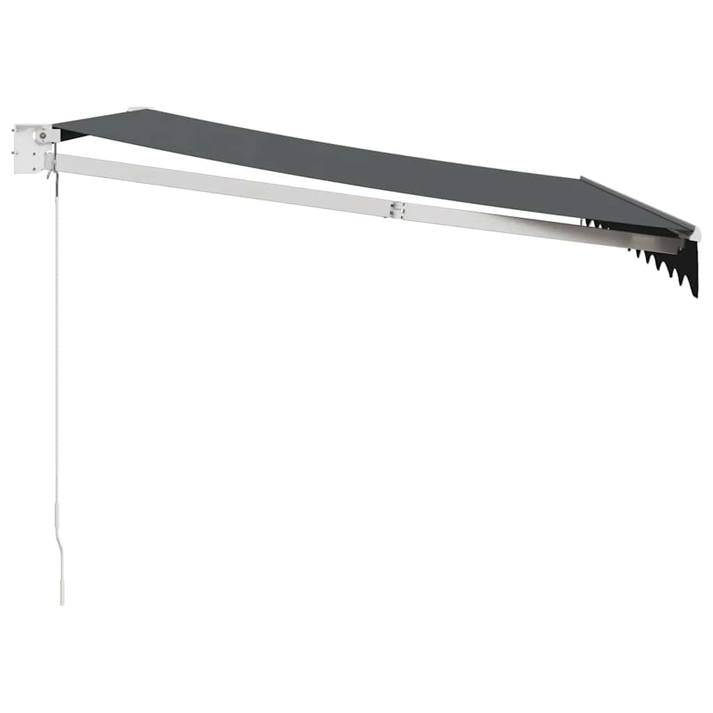 Luifel uittrekbaar 3,5x2,5 m stof en aluminium antracietkleurig is nu te koop bij PeponiXL, paradijselijk wonen!
