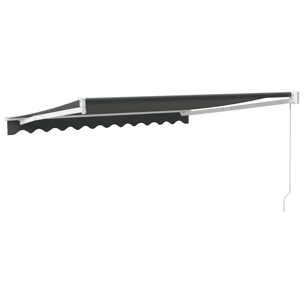 Luifel uittrekbaar 3,5x2,5 m stof en aluminium antracietkleurig is nu te koop bij PeponiXL, paradijselijk wonen!