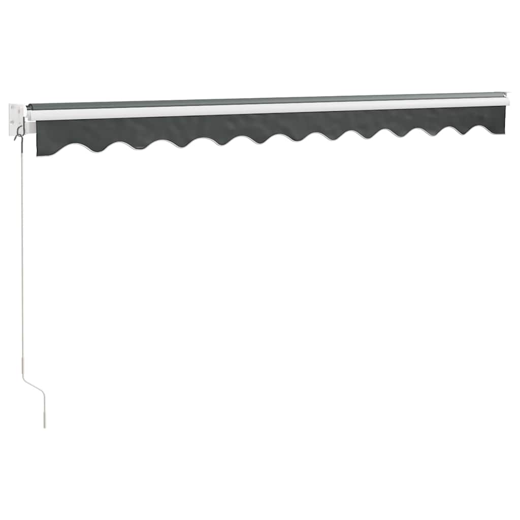 Luifel uittrekbaar 3,5x2,5 m stof en aluminium antracietkleurig is nu te koop bij PeponiXL, paradijselijk wonen!