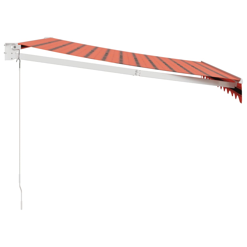 Luifel uittrekbaar 3,5x2,5 m stof en aluminium oranje en bruin is nu te koop bij PeponiXL, paradijselijk wonen!