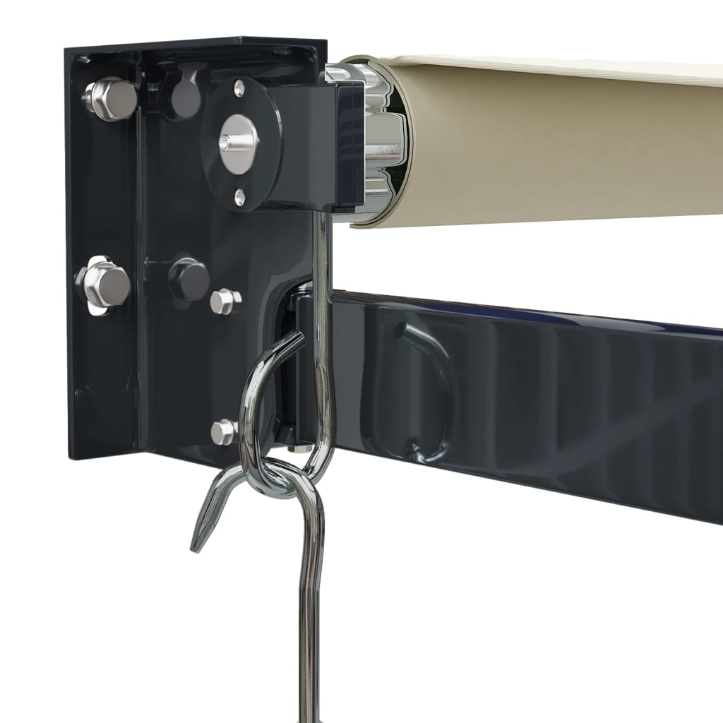 Luifel uittrekbaar 5x3 m stof en aluminium crèmekleurig is nu te koop bij PeponiXL, paradijselijk wonen!