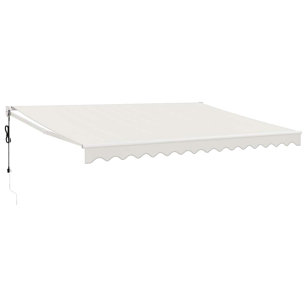 Luifel automatisch uitschuifbaar 4x3 m crèmekleurig is nu te koop bij PeponiXL, paradijselijk wonen!