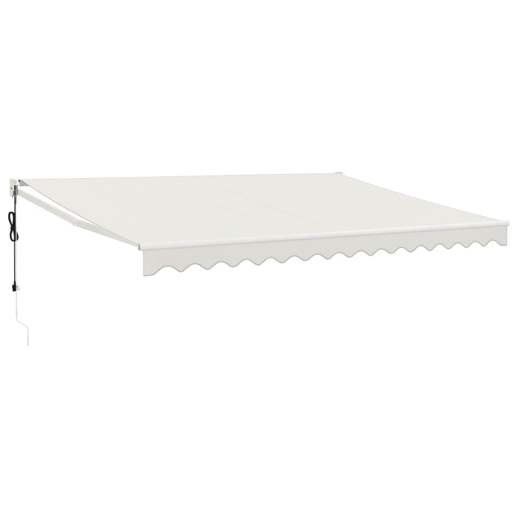 Luifel automatisch uitschuifbaar 4,5x3 m crèmekleurig is nu te koop bij PeponiXL, paradijselijk wonen!
