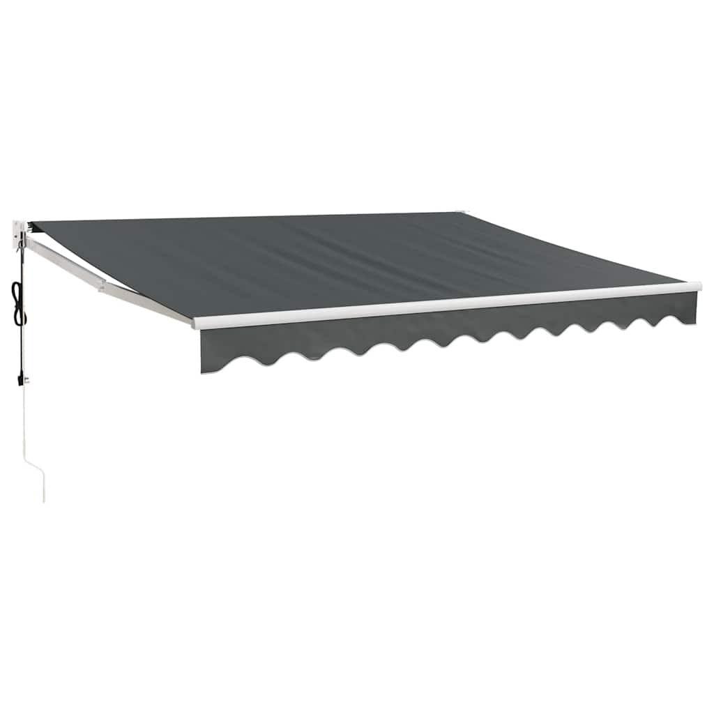 Luifel automatisch uitschuifbaar 3x2,5 m antracietkleurig is nu te koop bij PeponiXL, paradijselijk wonen!