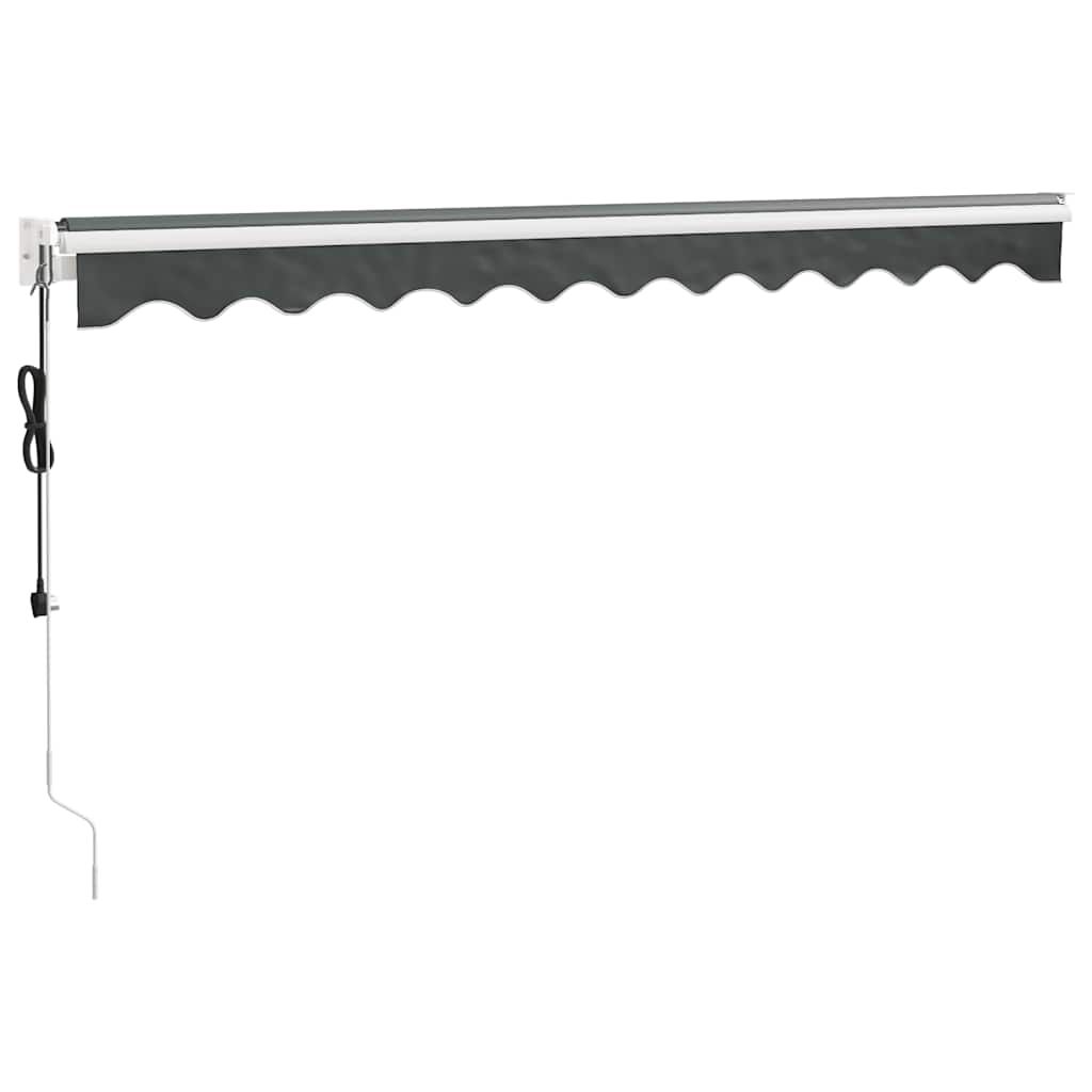 Luifel automatisch uitschuifbaar 3x2,5 m antracietkleurig is nu te koop bij PeponiXL, paradijselijk wonen!