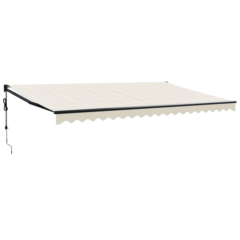 Luifel automatisch uitschuifbaar 5x3 m crèmekleurig is nu te koop bij PeponiXL, paradijselijk wonen!