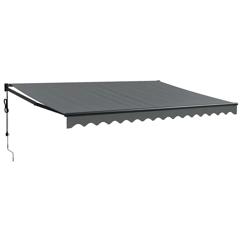 Luifel automatisch uitschuifbaar 4x3 m antracietkleurig is nu te koop bij PeponiXL, paradijselijk wonen!