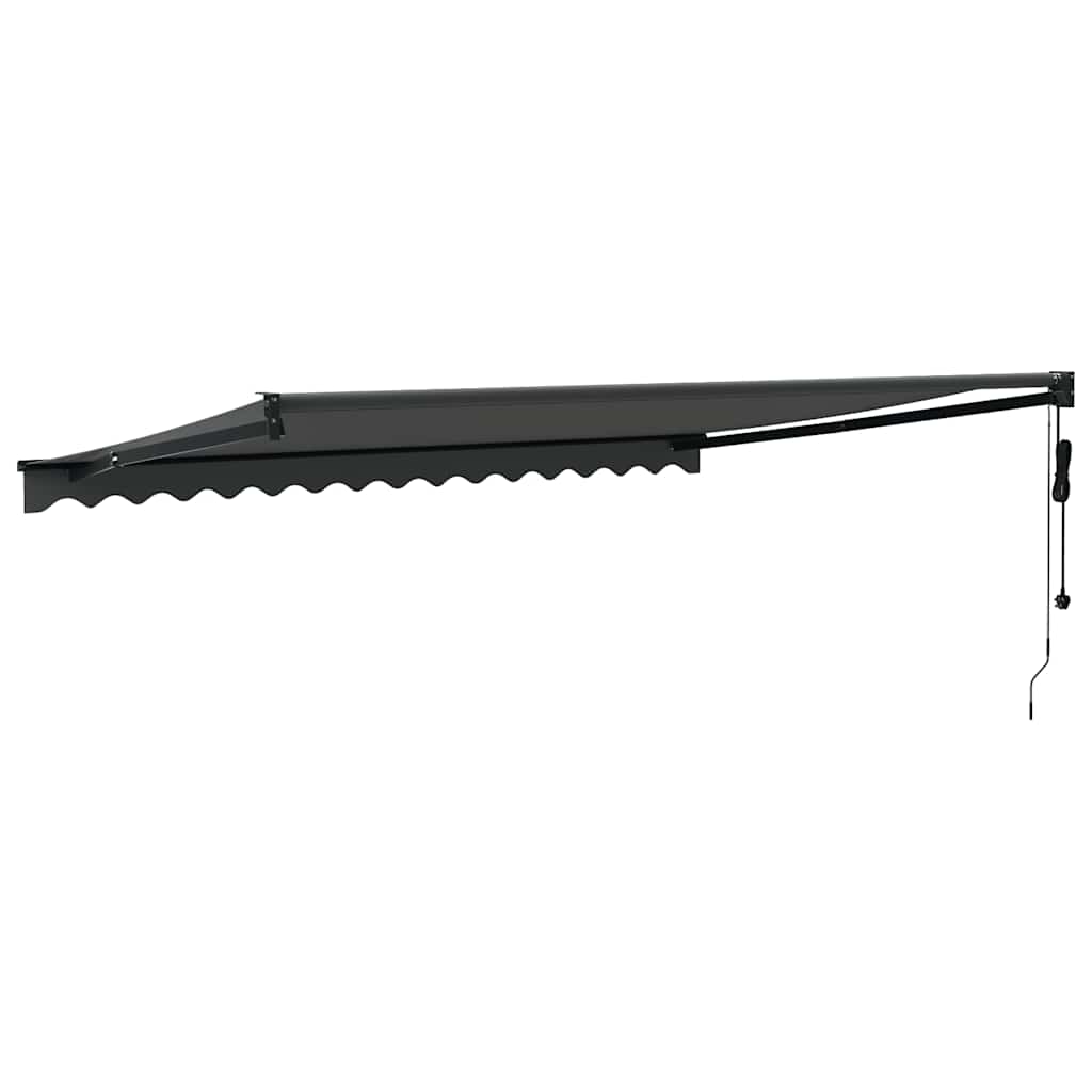 Luifel automatisch uitschuifbaar 4x3 m antracietkleurig is nu te koop bij PeponiXL, paradijselijk wonen!