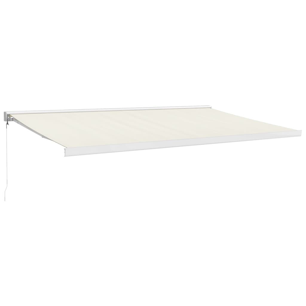 Luifel uittrekbaar 5x3 m stof en aluminium crèmekleurig is nu te koop bij PeponiXL, paradijselijk wonen!