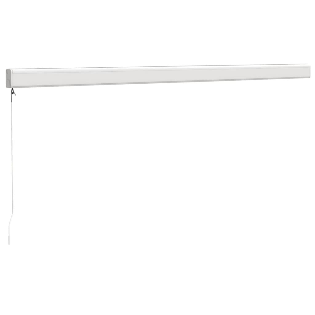 Luifel uittrekbaar 4,5x3 m stof en aluminium geel en wit is nu te koop bij PeponiXL, paradijselijk wonen!