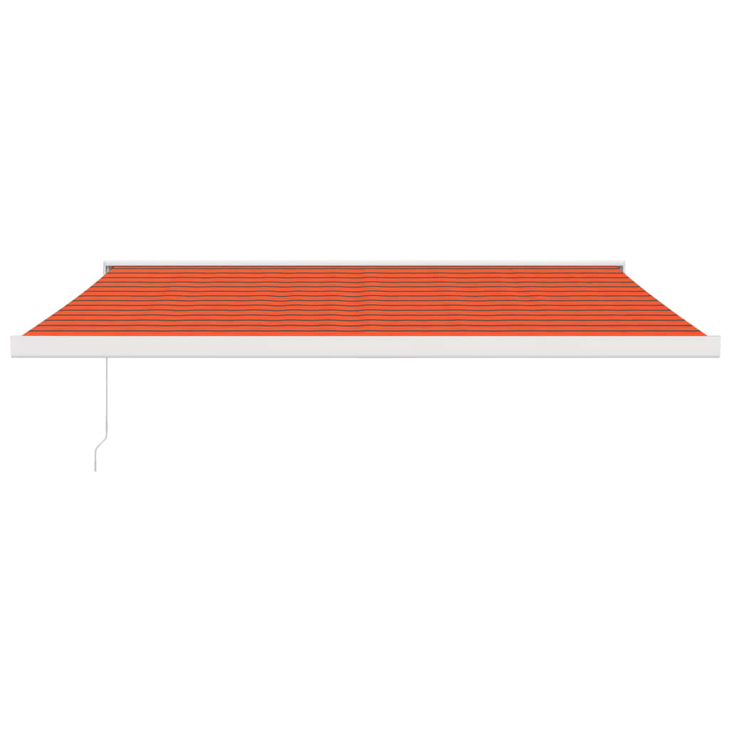 Luifel uittrekbaar 4,5x3 m stof en aluminium oranje en bruin is nu te koop bij PeponiXL, paradijselijk wonen!