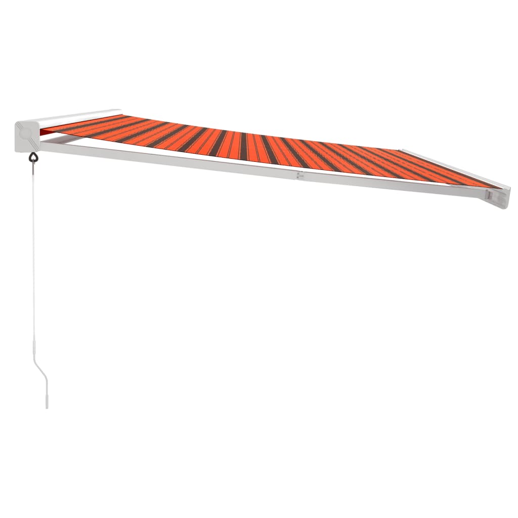 Luifel uittrekbaar 4,5x3 m stof en aluminium oranje en bruin is nu te koop bij PeponiXL, paradijselijk wonen!