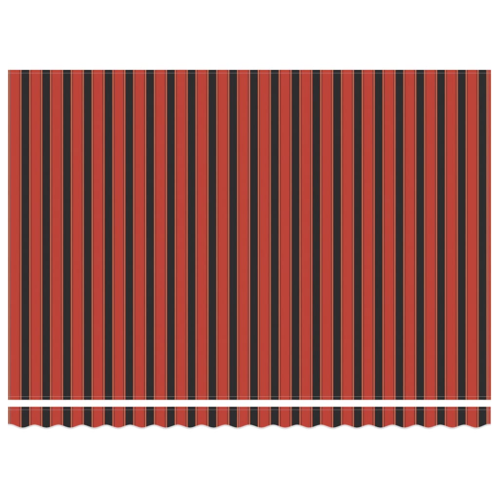Luifel uittrekbaar 4x3 m stof en aluminium oranje en bruin is nu te koop bij PeponiXL, paradijselijk wonen!
