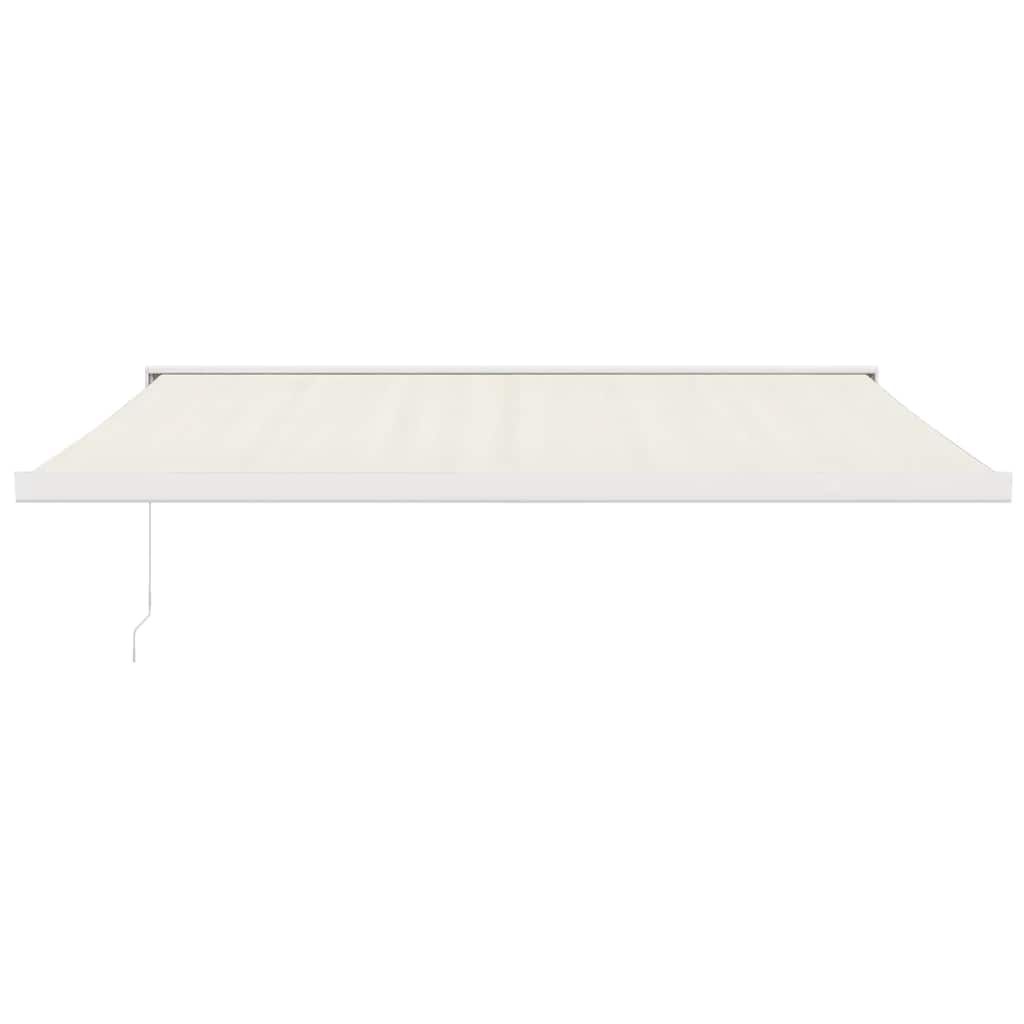 Luifel uittrekbaar 4x3 m stof en aluminium crèmekleurig is nu te koop bij PeponiXL, paradijselijk wonen!