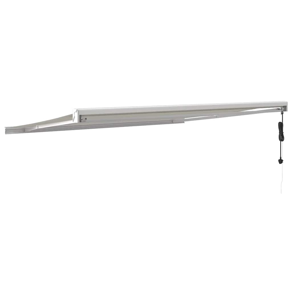 Luifel uittrekbaar 4x3 m stof en aluminium crèmekleurig is nu te koop bij PeponiXL, paradijselijk wonen!