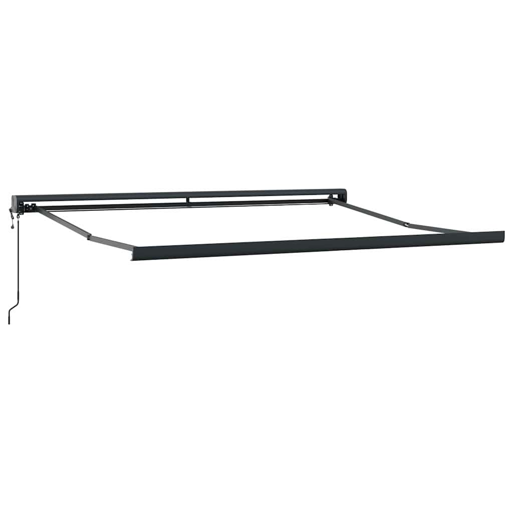 Luifel uittrekbaar 3,5x2,5 m stof en aluminium geel en wit is nu te koop bij PeponiXL, paradijselijk wonen!