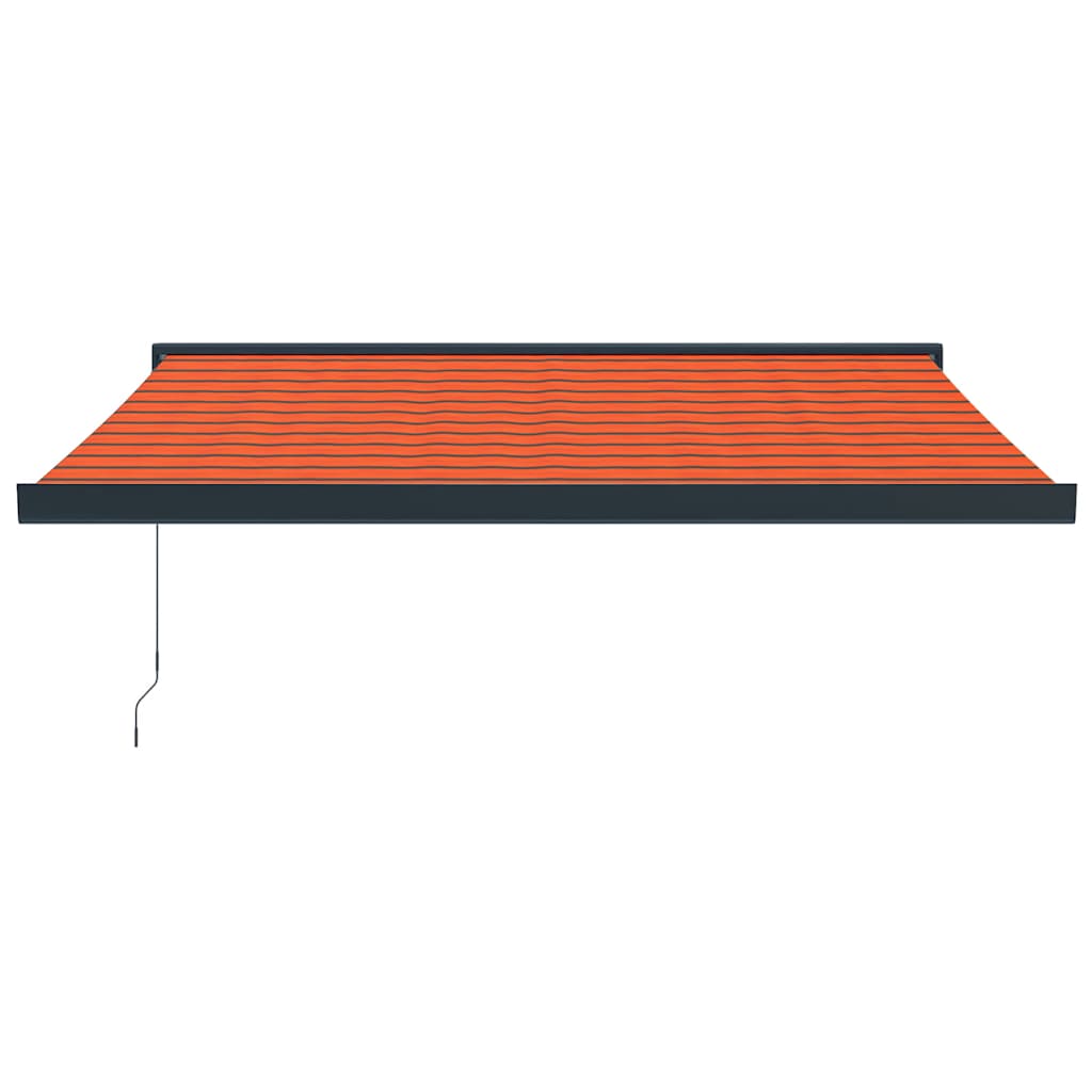 Luifel uittrekbaar 3x2,5 m stof en aluminium oranje en bruin is nu te koop bij PeponiXL, paradijselijk wonen!