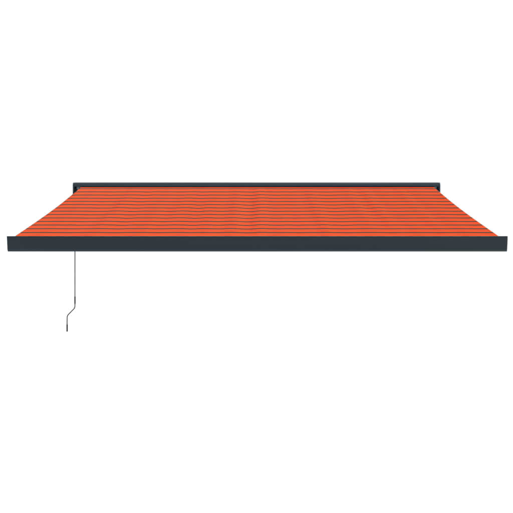 Luifel uittrekbaar 4,5x3 m stof en aluminium oranje en bruin is nu te koop bij PeponiXL, paradijselijk wonen!
