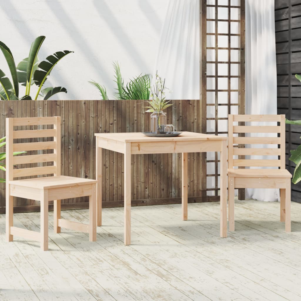 3-delige Bistroset massief grenenhout is nu te koop bij PeponiXL, paradijselijk wonen!