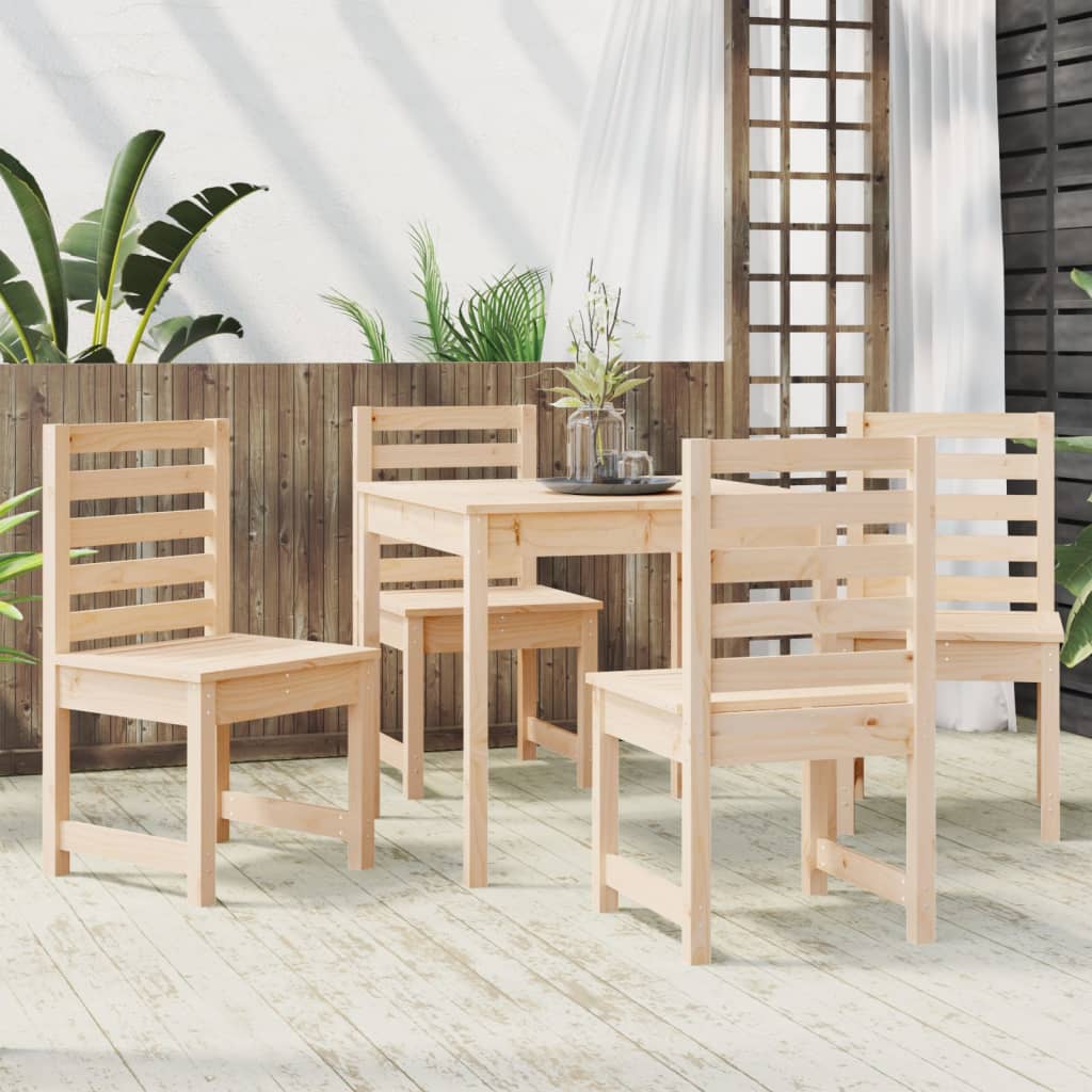 5-delige Tuinset massief grenenhout is nu te koop bij PeponiXL, paradijselijk wonen!